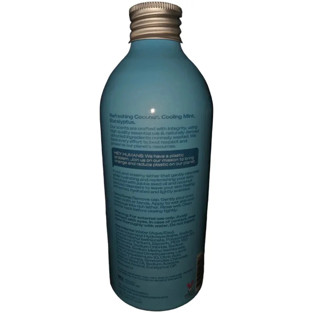 Hey Humans Naturally Derived Body Wash Scent: Coconut Mint